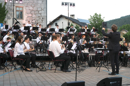 Poletni večer, koncert Godbe Cerknica 09 foto Ljubo Vukelič